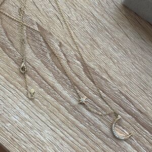 Origami owl moon star necklace